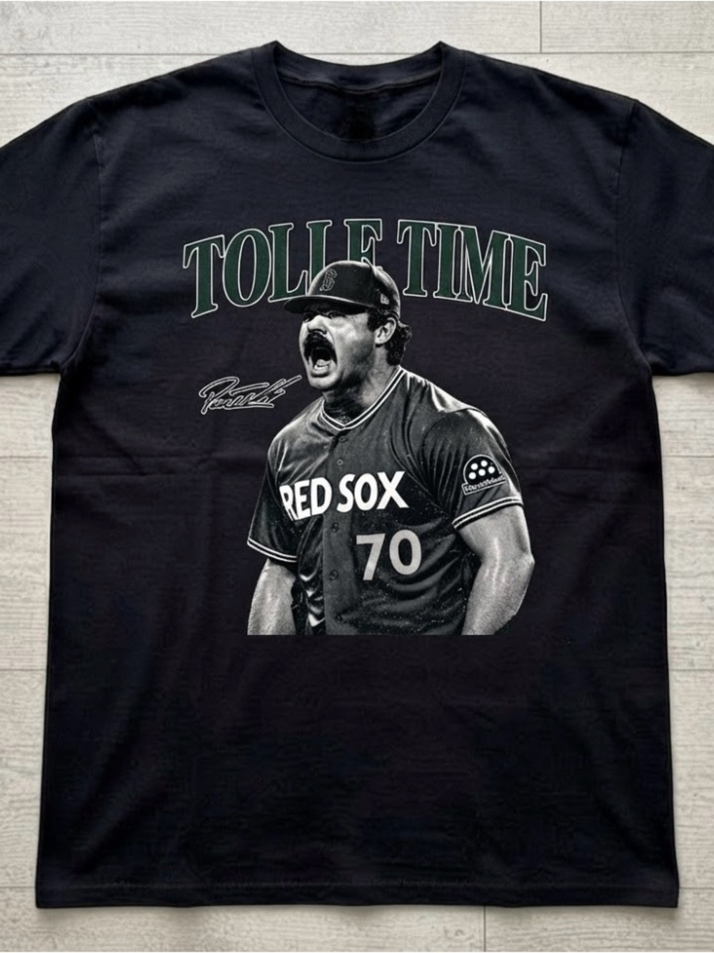 Tolle Time Red Sox Baseball Player Tribute T-Shirt